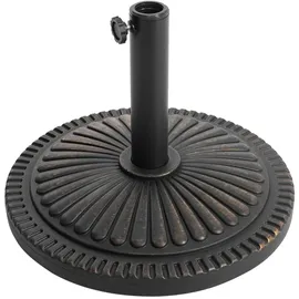 avestar Schirmständer Aluminium 15 kg Schwarz