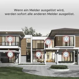 X-Sense Vernetzbarer Kohlenmonoxid CO-Melder CO03D-W,