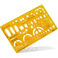 ARISTO AR5060 Architektur Kombi Schablone 1 (1:50, Symbole für