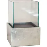 Vivanno Windlicht Candelita Fiberglas Silber