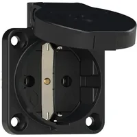 PCE 601.450.01 Anbau-Steckdose IP54 Schwarz