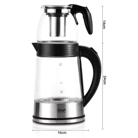 Raf Teekocher 2,2 l Silber