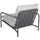 Brafab Lerberget Gartensessel 83 x 80 x 80 cm anthrazit mit Kissen