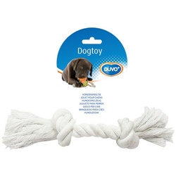 DUVO+ Spielknochen Hundespielzeug Knot Baumwolle weiß, Maße: 26 cm