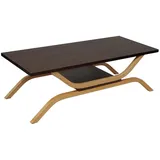 MCW TV-Rack MCW-H38, Fernsehtisch Lowboard TV-Tisch, 35x110x48cm ~ Eiche-Optik