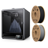 Creality K1 Max 3D Drucker mit 2Kg Hyper PLA Filament (Schwarz+Grau)