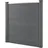 [neu.holz] Lamellenzaun 531 x 183 cm Grau/WPC