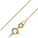 trendor Collier für Anhänger 14 Karat Gold 585 Ankerkette 0,8 mm breit goldfarben 40 cm