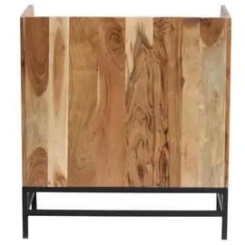miliboo Sideboard 120 x 40 x 30 cm Braun / Schwarz
