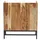 miliboo Sideboard 120 x 40 x 30 cm Braun / Schwarz