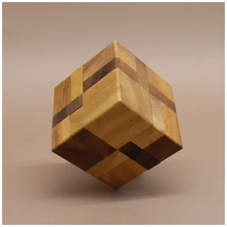 Rombol 6 PIECES IN A CUBE - schönes Geduldsspiel,