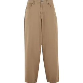 URBAN CLASSICS Tapered Twill Baggy Pants Beige 128