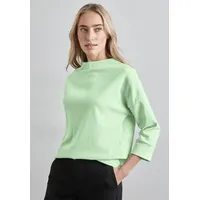 STREET ONE 3/4-Arm-Shirt, mit Struktur, grün
