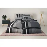 OTTO home Cassia Kariert Grau 135 x 200 cm + 40 x 80 cm