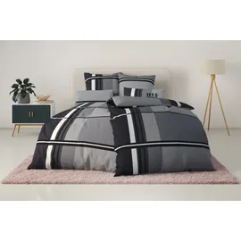 OTTO home Cassia Kariert Grau 135 x 200 cm + 40 x 80 cm