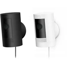 Ring Stick Up Cam Plug-in IP-Sicherheitskamera, Innen & Außen, Kabellos, 2400 MHz, Tisch/Wand, Schwarz