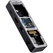 DockCase USB-C® Dockingstation DPB61L-EB Universal integriertes Display, inkl. Ladefunktion, USB-C® Power Delivery
