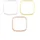 Elli Ring Geo Ring Set Viereck Statement Tri-Color in Silber