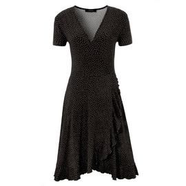 Aniston SELECTED Sommerkleid, schwarz-weiß