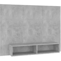 VidaXL TV-Wandschrank Betongrau 120x23,5x90 cm Holzwerkstoff