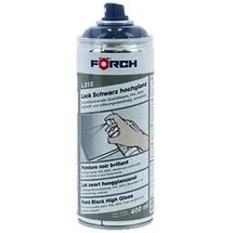 Förch Lack Schwarz Hochglanz L215 400 ml
