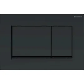 Geberit Sigma30 Betätigungsplatte für 2-Mengen-Spülung schwarz matt lackiert/schwarz 115.883.16.1
