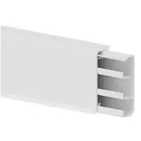 GGK 112430 GGK Sockelleistenkanal SL 20x70-9010, PVC mit Dichtlippe,