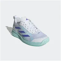 Adidas Damen Avaflash Low Tennis Shoes Tennisschuhe, Cloud White/Cobalt Blue/semi Flash Aqua, 39 1/3 EU