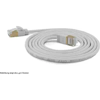 Wantec Extra dünnesCat.7 Rohkabel SSTP Patchkabel 1 m Cat7, S/FTP (S-STP) RJ-45 RJ-45