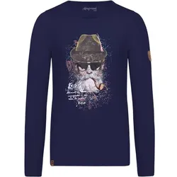 ALMGWAND 1928 Herren Shirt SEIDLALM, Dunkelblau, L