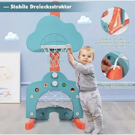 Costway Basketballkorb 3 in 1 Grün