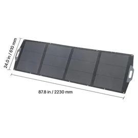 Vevor Faltbares Solarpanel monokristallin 200 W