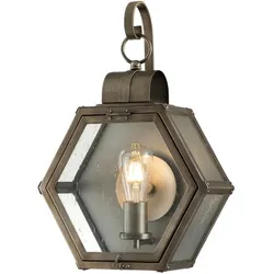 Heath Outdoor Wandleuchte Brünierte Bronze Quoizel QN-HEATH-M-BU