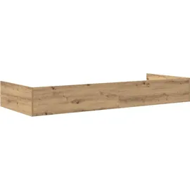vidaXL Bettrahmen mit Kopfteil Artisan-Eiche 80 x 200 cm Holzwerkstoff
