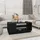 furnicato Moderner Couchtisch Schwarz Holzwerkstoff 102 x 55 x 43 cm