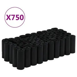vidaXL Hundekotbeutel 750 Stück Schwarz 30x20 cm