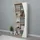 cotecosy Bücherregal 150 x 63,6 x 23,8 cm Weiß