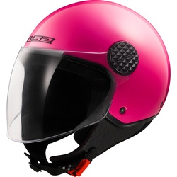 LS2 OF558 Sphere Lux II Solid Jet Helm, pink, S Voorman