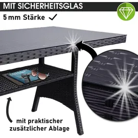 Brast Delight Loungeset schwarz/grau