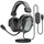 Fifine Gaming Headset mit Mikrofon, Over Ear Kopfhörer mit Kabel, USB Headset für PC PS4 PS5, RGB Headphone mit 3 EQ-Modi, Surround Sound und Ohrpolster