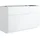 Neoro Waschbeckenunterschrank n50 2 Auszüge 120 x 76 x 51,3 cm Weiß