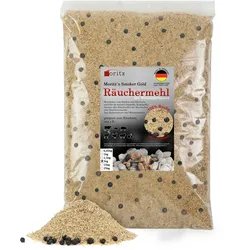 Moritz 5kg Räuchermehl Buche + WB Wacholder fein 0,5 -1 mm