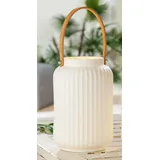 Gilde Porzellan LED Laterne Vorhang 28532