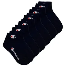 Champion 6 Paar Champion Quarter Socken Gr. 35 - 46 Unisex Sneaker Kurzsocken schwarz 39/42