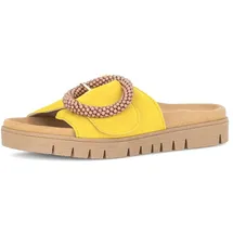 Gabor Damen, Gr. 44 gelb Schuhe Pantolette