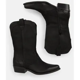 felmini wide fit Stiefel Stiefel Leder | Schwarz 39