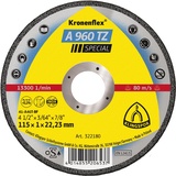 KLINGSPOR A 960 TZ Trennscheiben, 115 x 1 x 22,23 mm gerade
