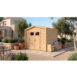 Weka Sitzbank Killarney Braun 285 x 285 x 63 cm