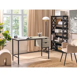 Büromöbel-Set heller Holzfabton / schwarz FOSTER/GRANT