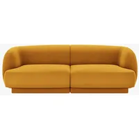 micadoni Sofa Miley, 2-Sitzer gelb